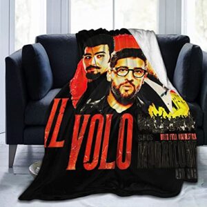 il singer volo band sings morricone throw blanket soft cozy flannel blankets decor for bed couch living room travel outdoor 50″x40″