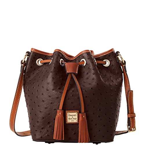 Dooney & Bourke Ostrich Kendall Crossbody Shoulder Bag