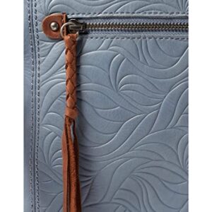 The Sak Ashland Leather Crossbody, Maritime Wave Embossed