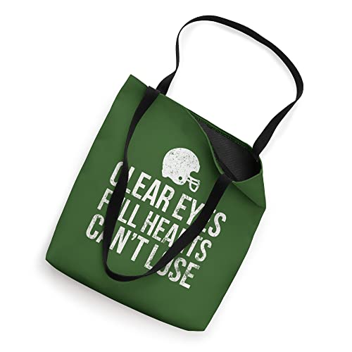 Clear Eyes Full Heart Can't Lose Football Football Team Tote Bag
