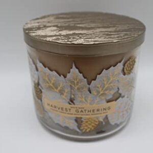 White Barn 3 wick candle Harvest Gathering compares to Bath and Body Works
