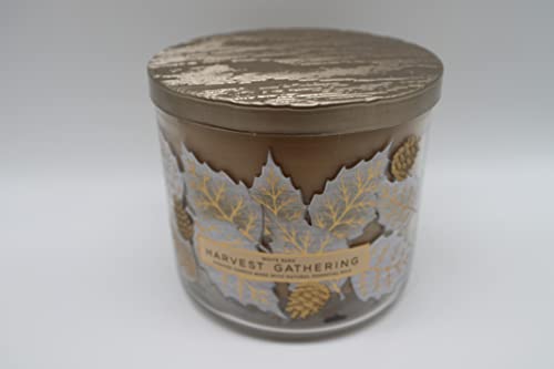 White Barn 3 wick candle Harvest Gathering compares to Bath and Body Works