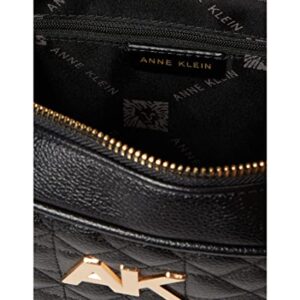 Anne Klein Quilted Camera Crossbody Black One Size