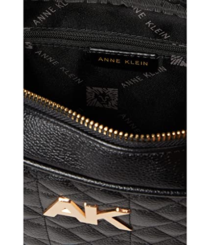 Anne Klein Quilted Camera Crossbody Black One Size