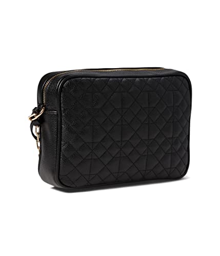 Anne Klein Quilted Camera Crossbody Black One Size