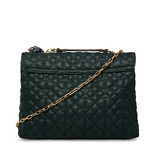 Anne Klein Womens Anne Klein quilted flap shoulder bag, Evergreen, One Size US