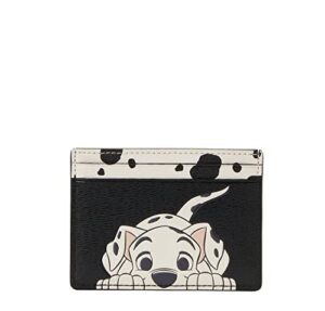 kate spade ny x disney 101 dalmations leather card case wallet