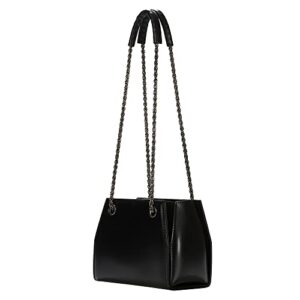 KWANI Radiance Chain Tote Shoulder Bags for Women and Ladies (Micro)