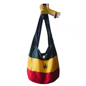hippie crossbody cotton bag thai top zip hobo sling bag handmade hipster messenger shoulder bag