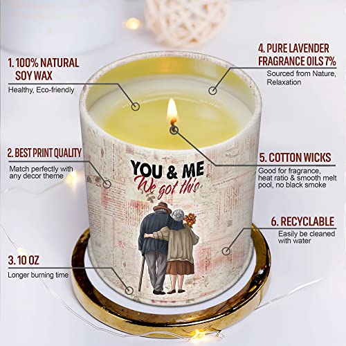 Gifts for Her Anniversary, Gifts for Her - Gifts for Wife, Wife Gifts - Anniversary, Birthday Gifts for Wife - Wife Birthday Gifts Ideas - I Love You Gifts for Her Romantic Lavender Candle 10Oz