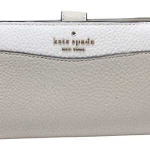 Kate Spade New York Leila Medium Compact Bifold Wallet Leather Light Sand