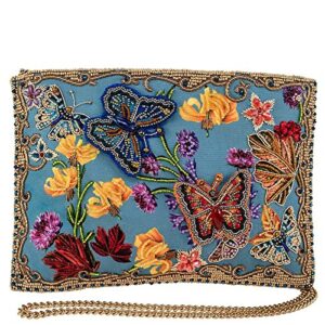 mary frances field of dreams crossbody clutch handbag, multi