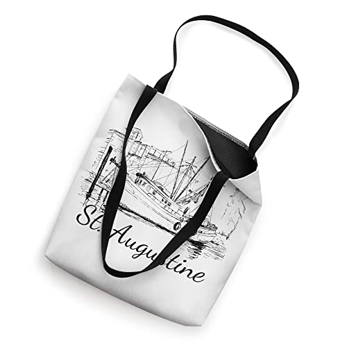 St. Augustine, Florida Classic Shrimp Boat Tote Bag