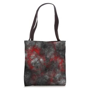 ash gray lava rocks tote bag