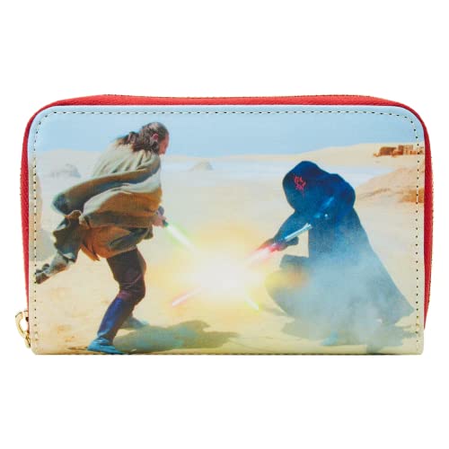 Loungefly Star Wars The Phantom Menace Final Frames Zip Around Wallet