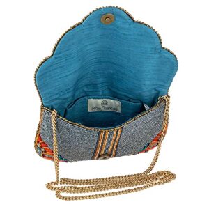 Mary Frances Handbag, Blue