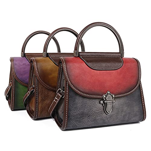 WYKDD Ladies Handbag Crossbody Handbag Women Retro Messenger Shoulder Tote Bag (Color : E, Size : 21 cm (L)*8.5 cm(D)*16 cm (T))