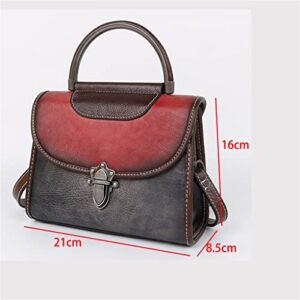 WYKDD Ladies Handbag Crossbody Handbag Women Retro Messenger Shoulder Tote Bag (Color : E, Size : 21 cm (L)*8.5 cm(D)*16 cm (T))