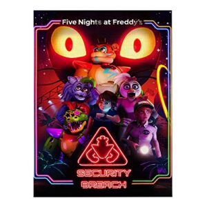 art poster print 12 x 18 inch fnaf merch security merchandise breach canvas wall picture home decor for living room bedroom office