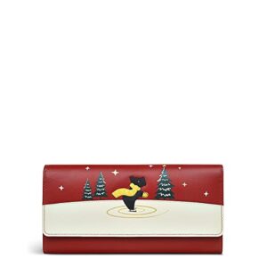 radley london skate the night away – large flapover wallet