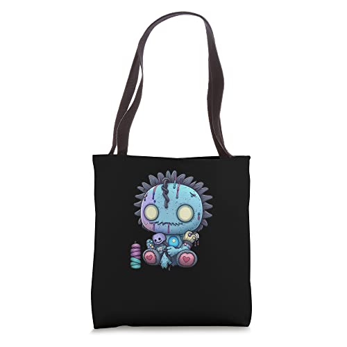 Pastel Goth Voodoo Doll Kawaii Gothic Tote Bag