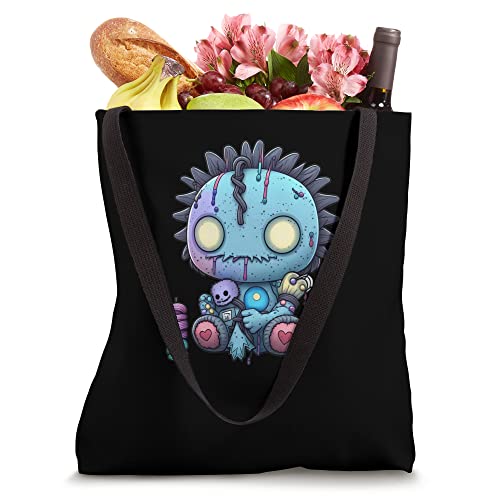 Pastel Goth Voodoo Doll Kawaii Gothic Tote Bag