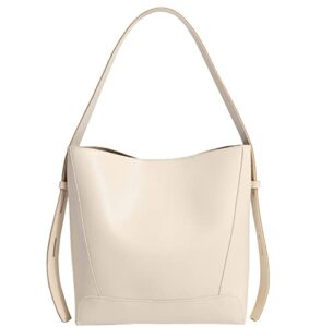 xmlizhigu purse for women womens handbag top handle shoulder bag bucket bag satchel purse work bag white hmcd-9064