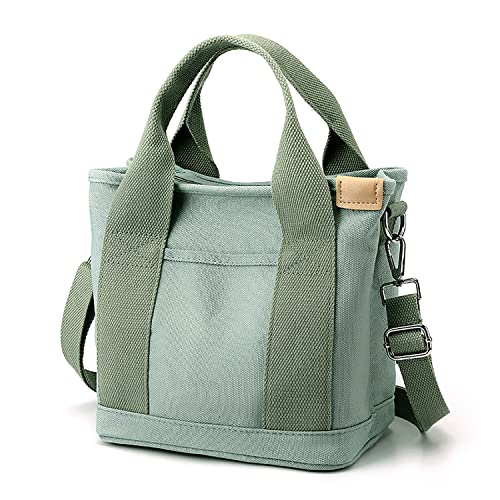 Vintage Canvas Tote Bag for Womens Multi-Pocket Handbag Fashion Crossbody Bag Shoulder Bag Hobo Bag 2023