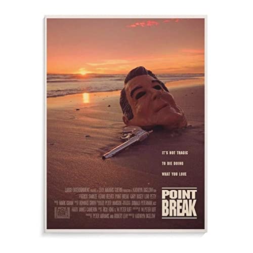 Movie Posters Point Break 1991 Wall Posters Movie Posters 24x36 (2) Wall Art Paintings Canvas Wall Decor Home Decor Living Room Decor Aesthetic 12x16inch(30x40cm) Unframe-Style