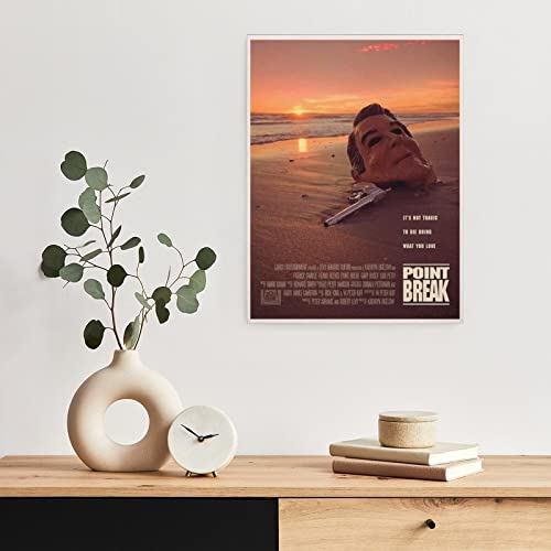 Movie Posters Point Break 1991 Wall Posters Movie Posters 24x36 (2) Wall Art Paintings Canvas Wall Decor Home Decor Living Room Decor Aesthetic 12x16inch(30x40cm) Unframe-Style