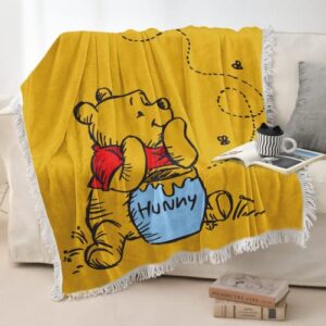 cute blanket flannel fleece throw blankets fringed blankets soft for bedding sofa and travel 50″x60″