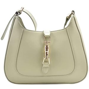 ladies fashion shoulder bags,shoulder bag – pu leather wallet tote,ladies shopping trip fashion fabric multiple pockets (green)