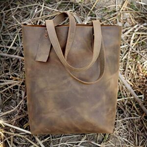 Women Tote Bags Top Handle Satchel Handbags Genuine Leather Shoulder Purse