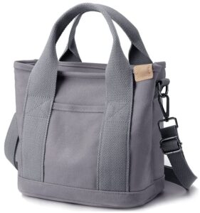 small tote bag with zipper tote bag for women canvas crossbody bag shoulder bag satchel hobo bag messenger bag 2023