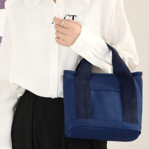 Small Tote Bag with Zipper Tote Bag for Women Canvas Crossbody Bag Shoulder Bag Satchel Hobo Bag Messenger Bag 2023