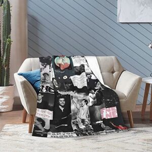 Styles Blanket Flannel Funnysinger Throws for Fans Surprises Super Soft Blankets Sofa Bed 50 "X40