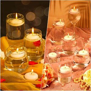 2 Inches White Floating Candles for Centerpieces, 30 Pack Smokeless & Dripless Floating Candles, Water Candles Floating for Vases, Centerpieces at Wedding, Party, Pool, Special Occasions