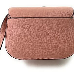 Tory Burch Britten Small Saddle Bag (Pink moon)