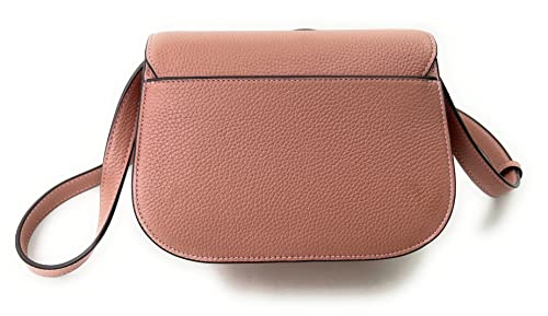 Tory Burch Britten Small Saddle Bag (Pink moon)