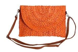 solyinne womens woven straw clutch bags crossbody shoulder bag straw bag satchel purses evening envelope wallet