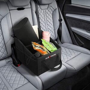 Trunk Organizer Backseat Large Anti-slip Multi-compartment Foldable Storage Utility Tool Space Saver Bag for Cars, SUVs & Trucks, Black (EX-IT-05)