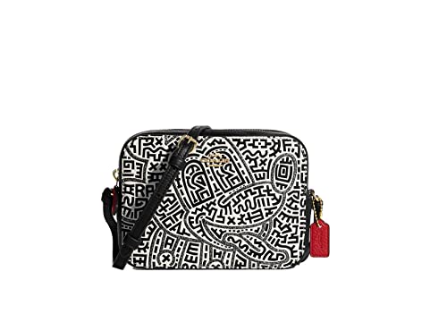 COACH Disney Mickey Mouse x Keith Haring Mini Leather Camera Bag - #C6907