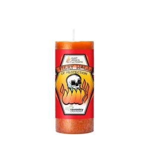 aunt jacki’s ultimate fiery wall of protection candle