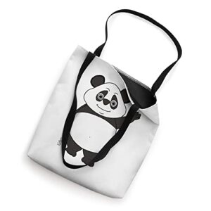 Cute Panda Bear Tote Bag