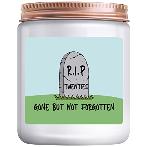 30th Birthday Gifts for Women Men Funny Thirtieth Year Candle