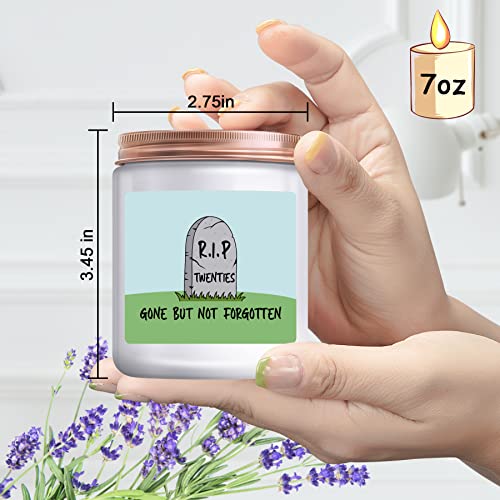 30th Birthday Gifts for Women Men Funny Thirtieth Year Candle