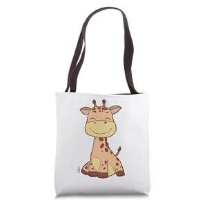 cute giraffe tote bag