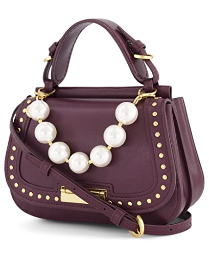 Zac Posen Chantalle Saddle Crossbody, Bordeaux