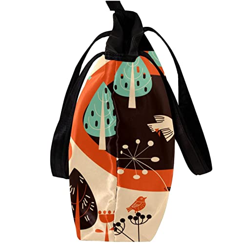 Tote Bag Women Satchel Bag Handbag Stylish Tote Handbag for Women Hobo Bag Fashion Crossbody Bag, Cartoon Animal Fox Bear Bird Lovely Forest