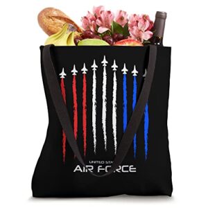 Air Force Junior ROTC JROTC USA Flag 4th july Patriotic Tote Bag